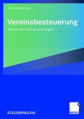 book Vereinsbesteuerung: Steuervorteile durch Gemeinnützigkeit