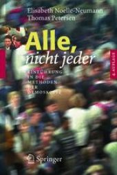 book Alle, nicht jeder: Einführung in die Methoden der Demoskopie