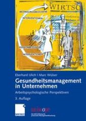 book Gesundheitsmanagement in Unternehmen: Arbeitspsychologische Perspektiven