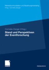 book Stand und Perspektiven der Eventforschung