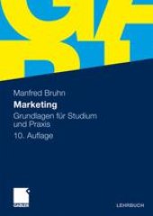 book Marketing: Grundlagen für Studium und Praxis