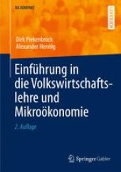 book Einführung in die Volkswirtschaftslehre und Mikroökonomie