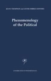 book Phenomenology of the Political