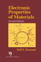 book Electronic Properties of Materials