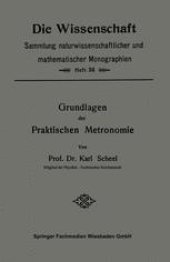 book Grundlagen der Praktischen Metronomie