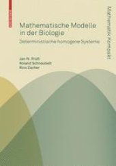 book Mathematische Modelle in der Biologie: Deterministische homogene Systeme