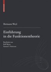 book Einführung in die Funktionentheorie