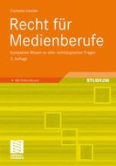 book Recht für Medienberufe: Kompaktes Wissen zu allen rechtstypischen Fragen