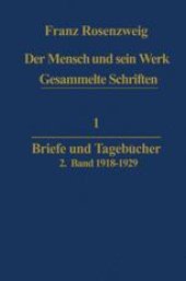 book Der Mensch und Sein Werk: Briefe und Tagebücher