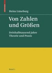 book Von Zahlen und Größen: Dritthalbtausend Jahre Theorie und Praxis