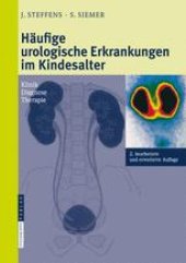 book Häufige urologische Erkrankungen im Kindesalter: Klinik Diagnose Therapie