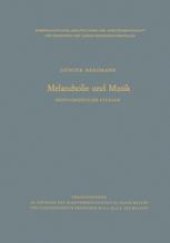 book Melancholie und Musik: Ikonographische Studien