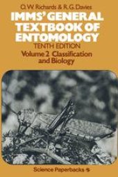 book Imms’ General Textbook of Entomology: Volume 2: Classification and Biology