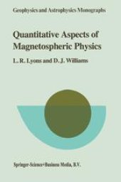 book Quantitative Aspects of Magnetospheric Physics