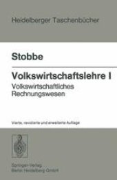 book Volkswirtschaftslehre I: Volkswirtschaftliches Rechnungswesen