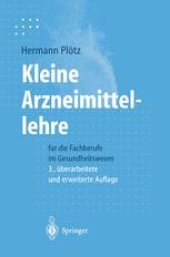 book Kleine Arzneimittellehre für die Fachberufe im Gesundheitswesen