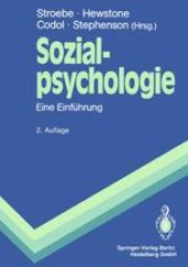 book Sozialpsychologie: Eine Einführung