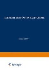 book Elemente der Fünften Hauptgruppe: Phosphor