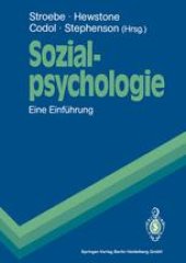 book Sozialpsychologie: Eine Einführung