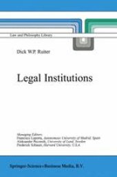 book Legal Institutions