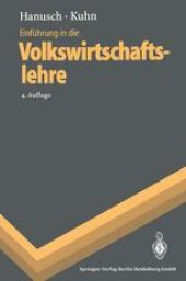 book Einführung in die Volkswirtschaftslehre