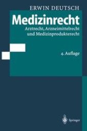 book Medizinrecht: Arztrecht, Arzneimittelrecht und Medizinprodukterecht