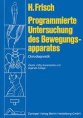 book Programmierte Untersuchung des Bewegungsapparates: Chirodiagnostik