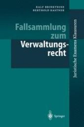 book Fallsammlung zum Verwaltungsrecht