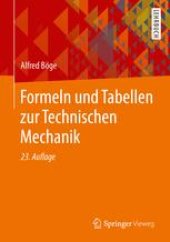 book Formeln und Tabellen zur Technischen Mechanik