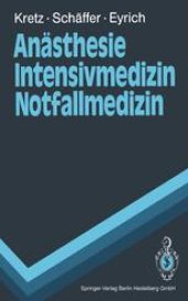 book Anästhesie Intensivmedizin Notfallmedizin