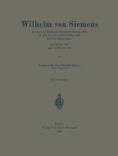 book Wilhelm von Siemens