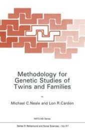 book Methodology for Genetic Studies of Twins and Families