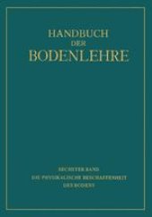 book Die Physikalische Beschaffenheit des Bodens