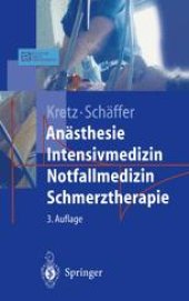 book Anästhesie Intensivmedizin Notfallmedizin Schmerztherapie