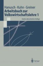 book Arbeitsbuch zur Volkswirtschaftslehre 1