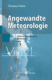 book Angewandte Meteorologie: Mikrometeorologische Methoden