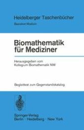 book Biomathematik für Mediziner: Begleittext zum Gegenstandskatalog