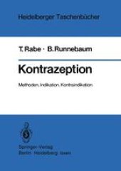 book Kontrazeption: Methoden, Indikation, Kontraindikation