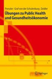 book Übungen zu Public Health und Gesundheitsökonomie