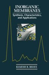 book Inorganic Membranes Synthesis, Characteristics and Applications