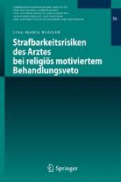 book Strafbarkeitsrisiken des Arztes bei religiös motiviertem Behandlungsveto