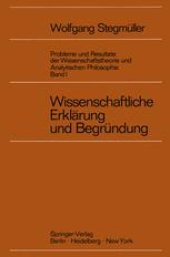 book Wissenschaftliche Erklärung und Begründung