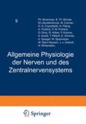 book Allgemeine Physiologie der Nerven und des Zentralnervensystems