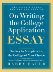 book On Writing the College Application Essay