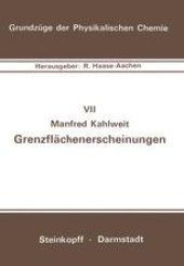 book Grenzflächenerscheinungen