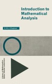 book Introduction to Mathematical Analysis