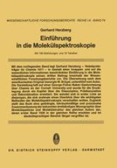 book Einführung in die Molekülspektroskopie: Die Spektren und Strukturen von Einfachen Freien Radikalen