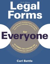 book Legal forms for everyone: leases, home sales, avoiding probate, living wills, trusts, divorce, copyrights, and much more