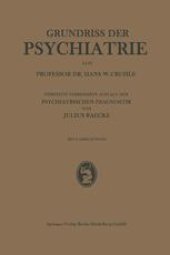 book Grundriss der Psychiatrie