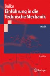 book Einführung in die Technische Mechanik: Statik